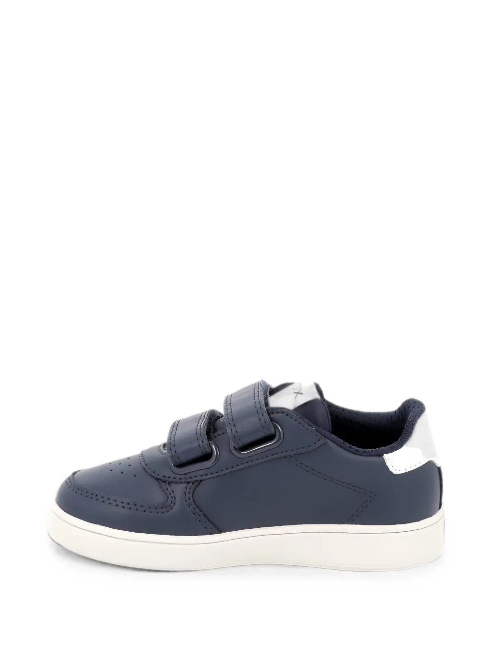 Geox Kids football-print touch-strap sneakers Blauw