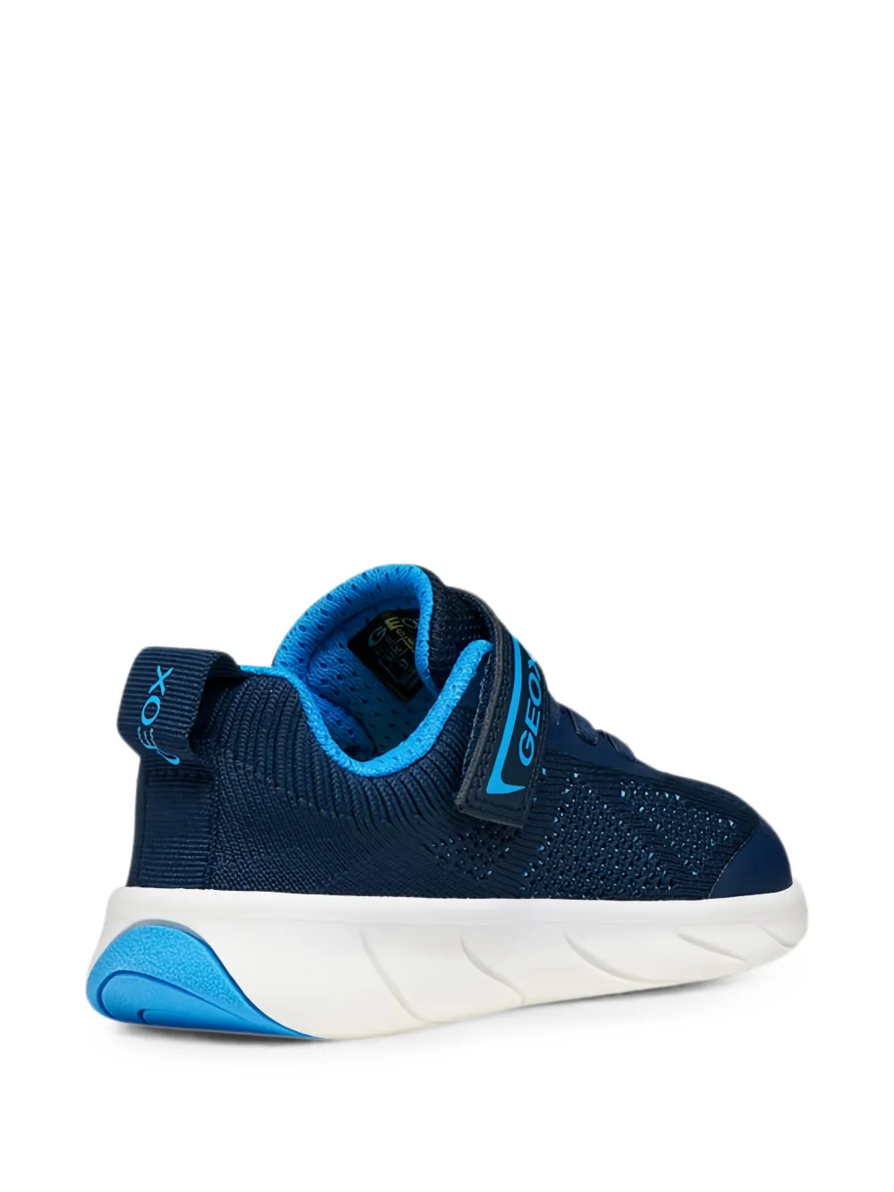Geox Kids touch-strap mesh sneakers Blauw