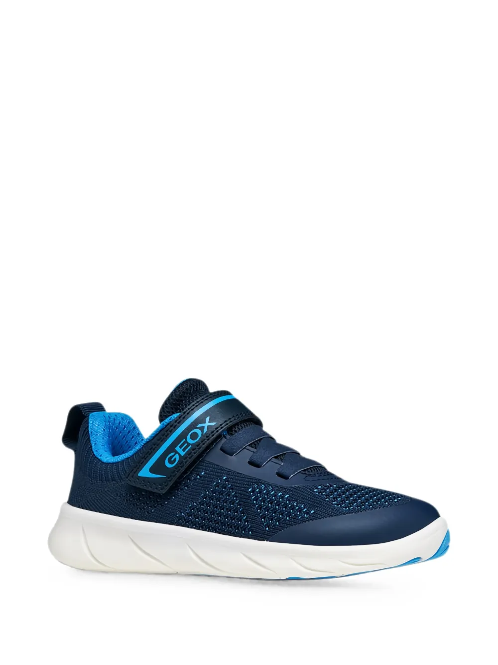 Geox Kids touch-strap mesh sneakers - Blu