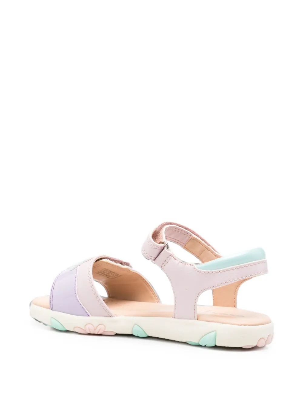 Geox Kids Haiti shell-patch sandals Roze