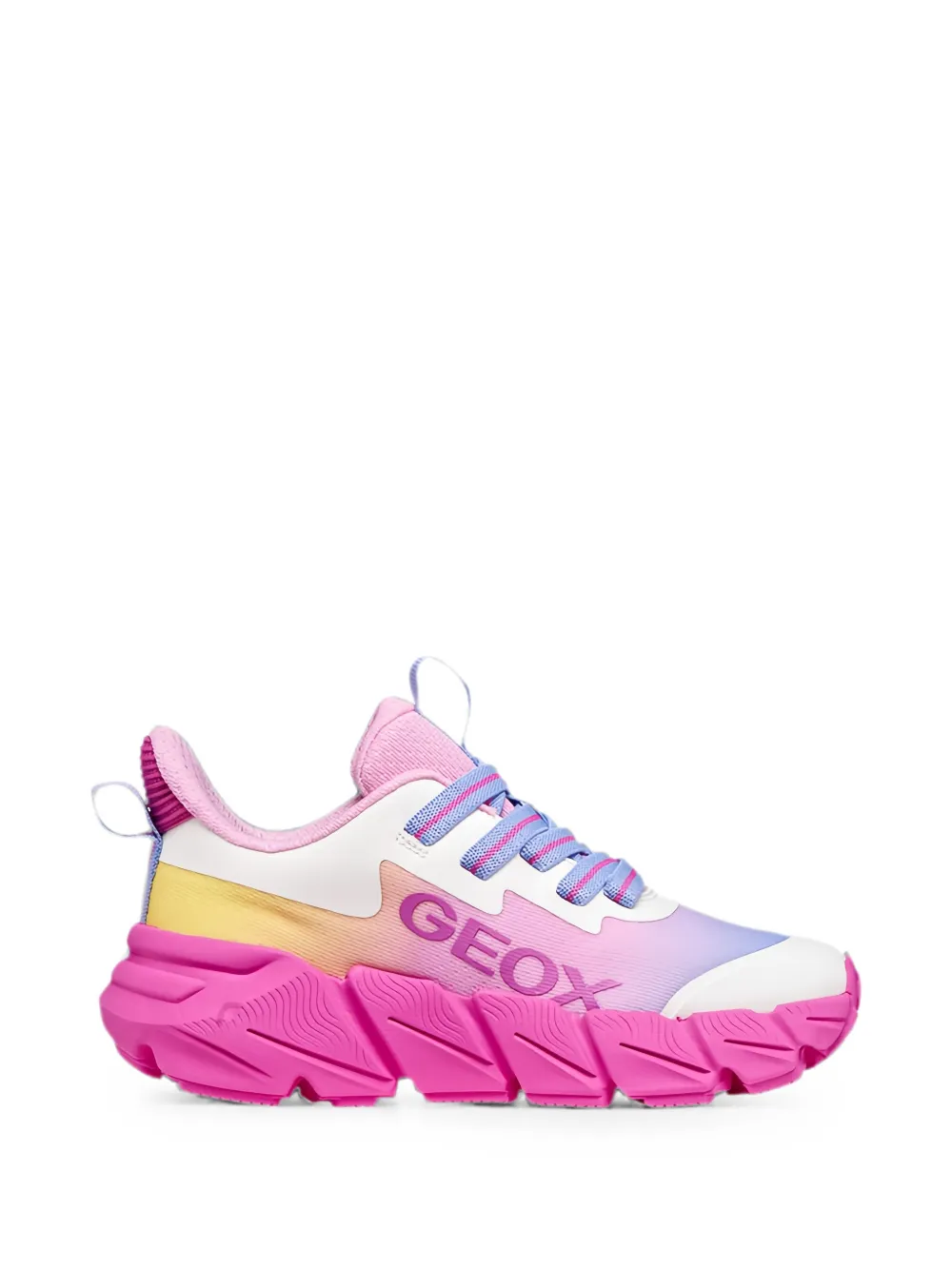 Geox Kids Flexyper gradient-effect running sneakers Roze
