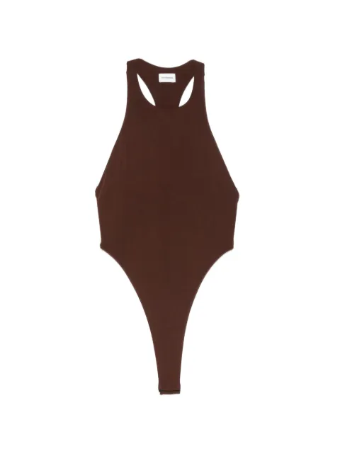 THE ANDAMANE racerback high-leg bodysuit