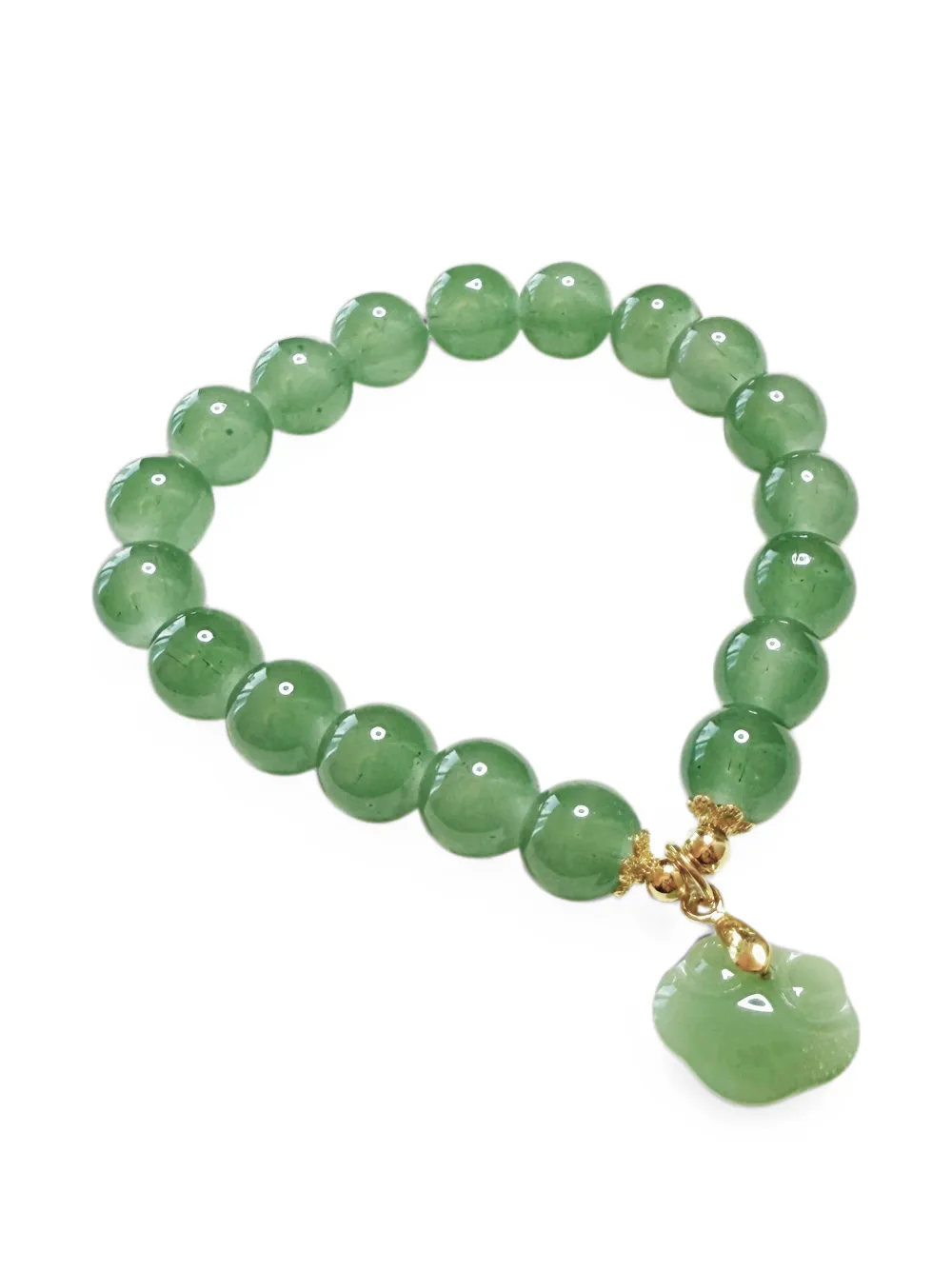 HZMER JEWELLERY Bracciale Hara Summer con perline - Verde