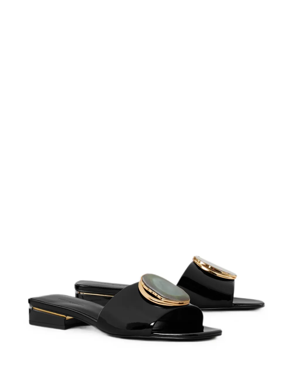 Tory Burch Patos slippers Zwart