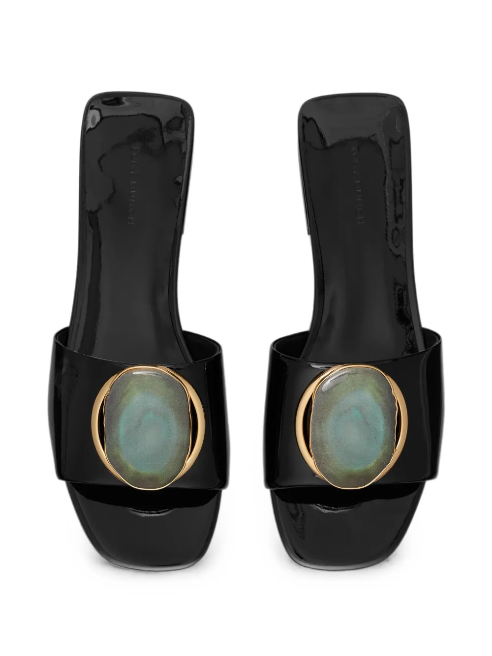 Tory Burch Patos slippers Zwart