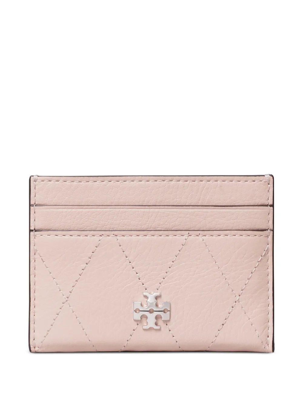 Tory Burch Charlie quilted card holder - Rosa