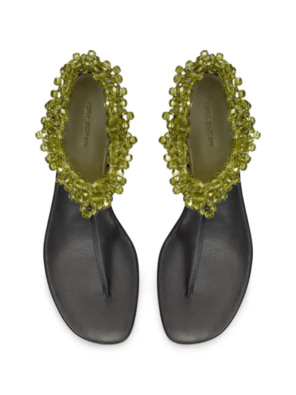 Tory Burch Sandalen met kralen Groen