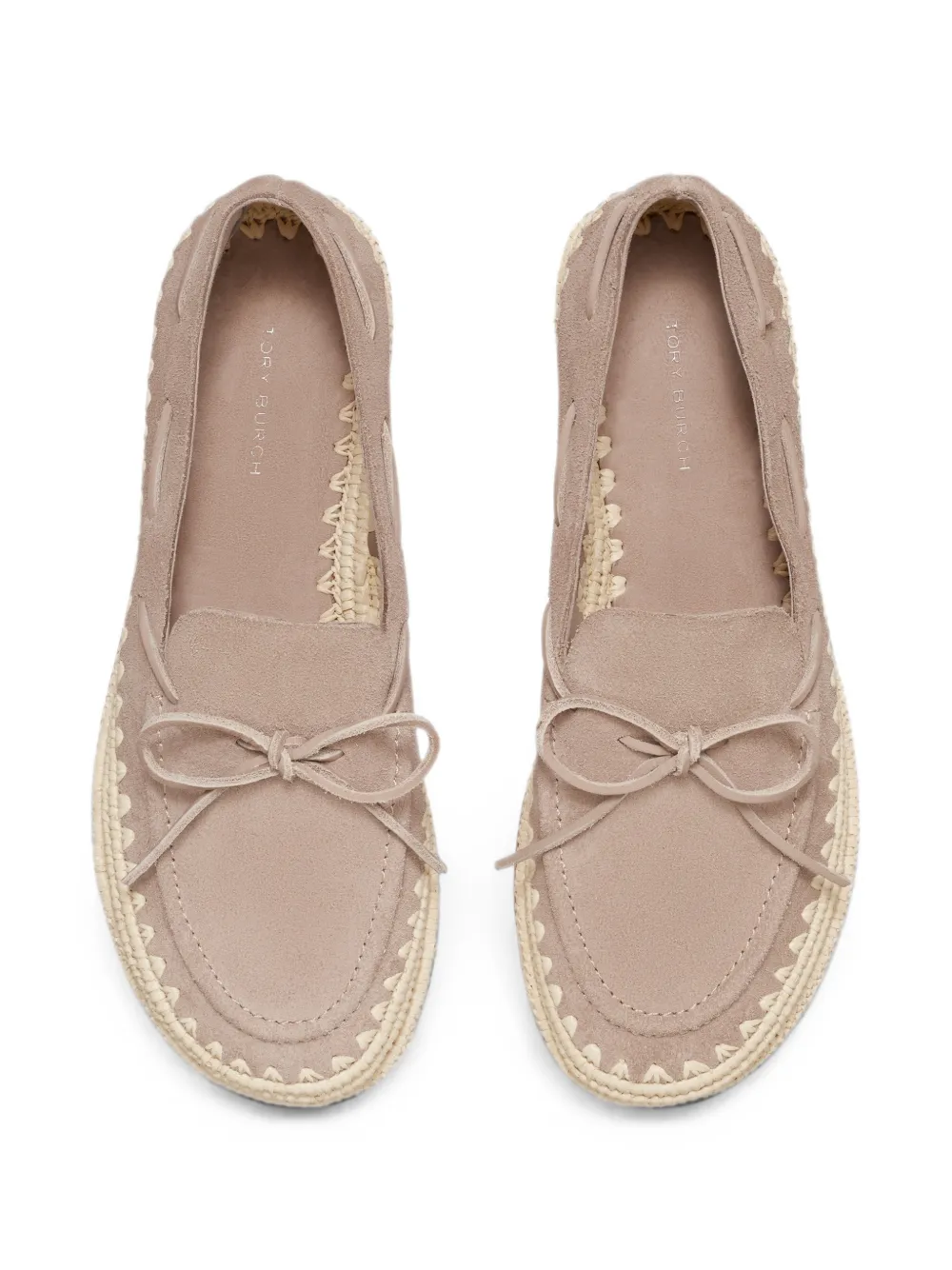 Tory Burch The Raffia Boaty loafers Beige