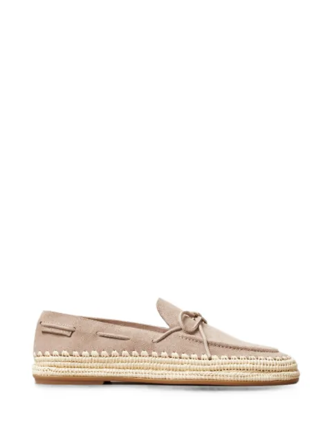 Tory Burch mocasines The Raffia Boaty