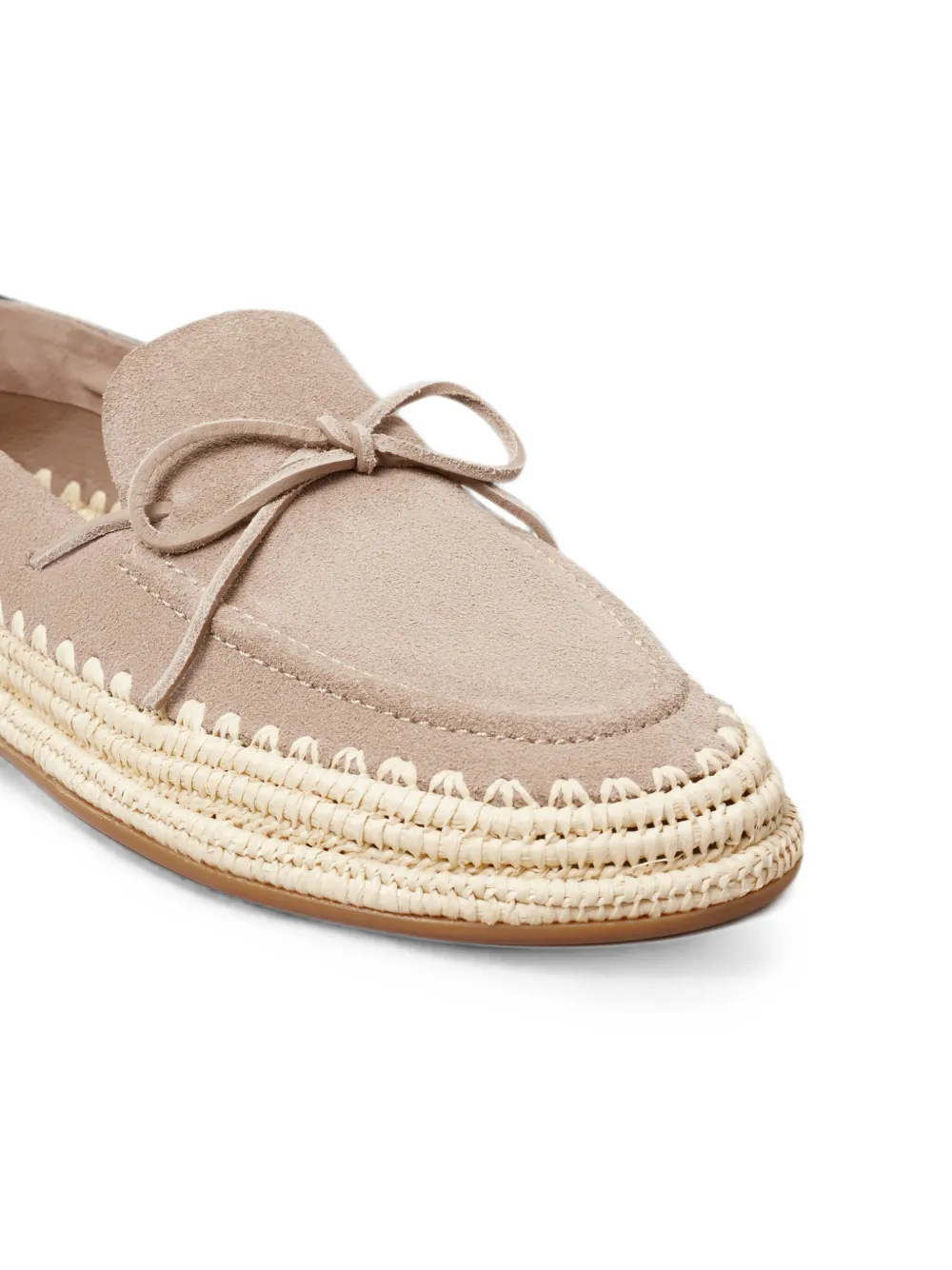 Tory Burch The Raffia Boaty loafers Beige