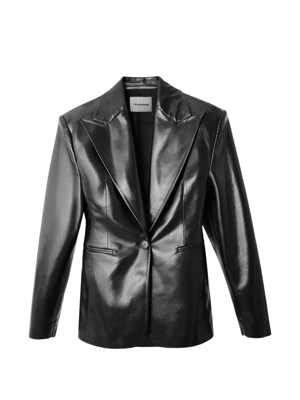 THE ANDAMANE single-breasted blazer - Black