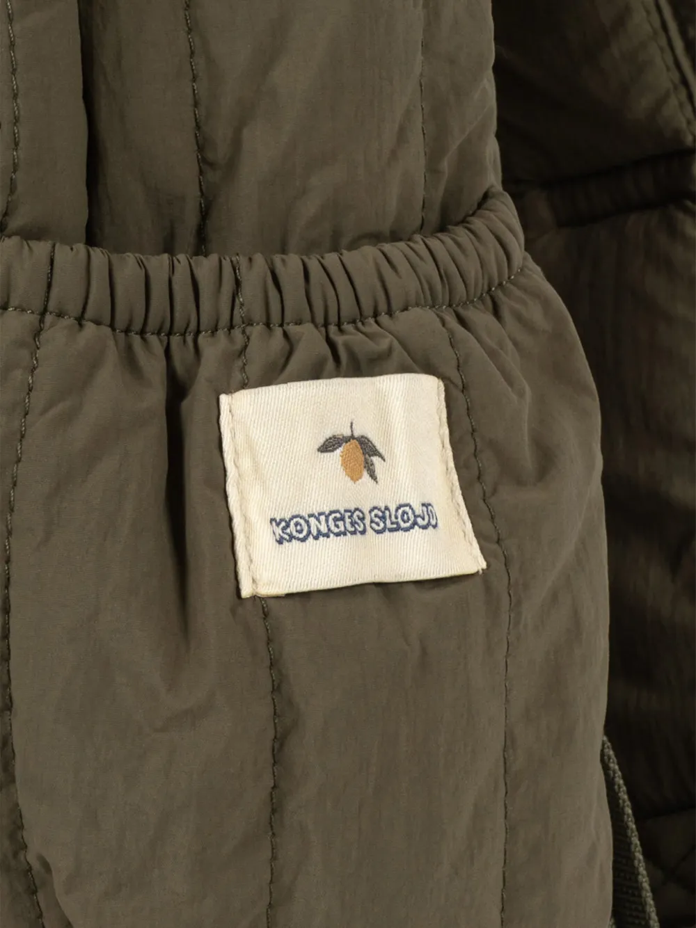 Konges Sløjd Kids' Juno Quilted Backpack In グリーン