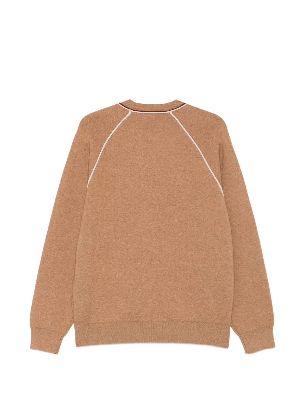 MARANT Trui met raglan mouwen en geborduurd logo Beige
