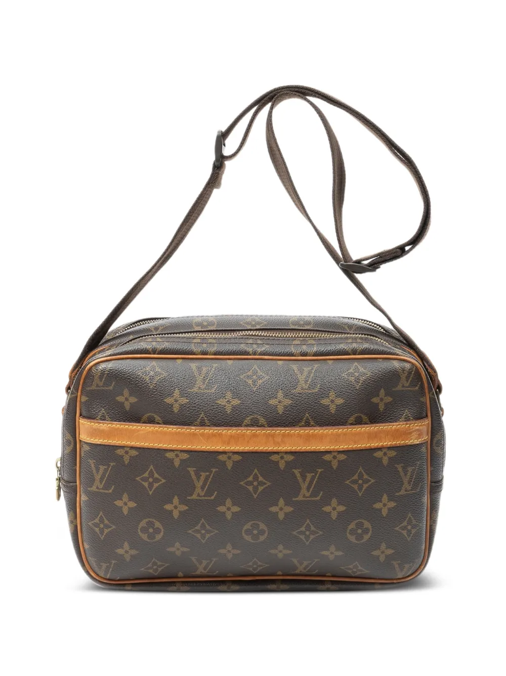 Louis Vuitton Pre-Owned 2002 PM Reporter Monogram shoulder bag - Brown