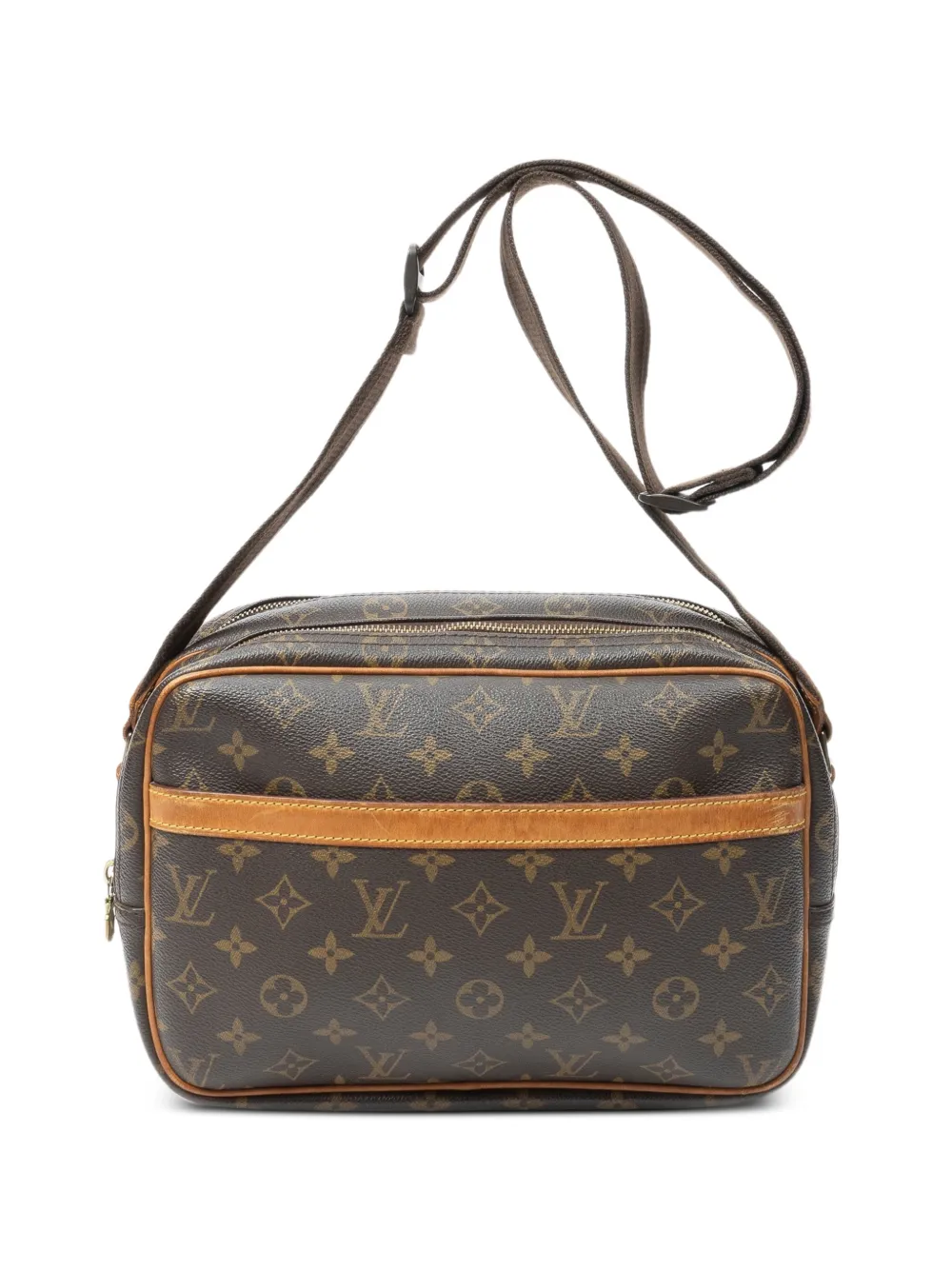Louis Vuitton Pre-Owned 2002 PM Reporter Schultertasche mit Monogramm - Braun