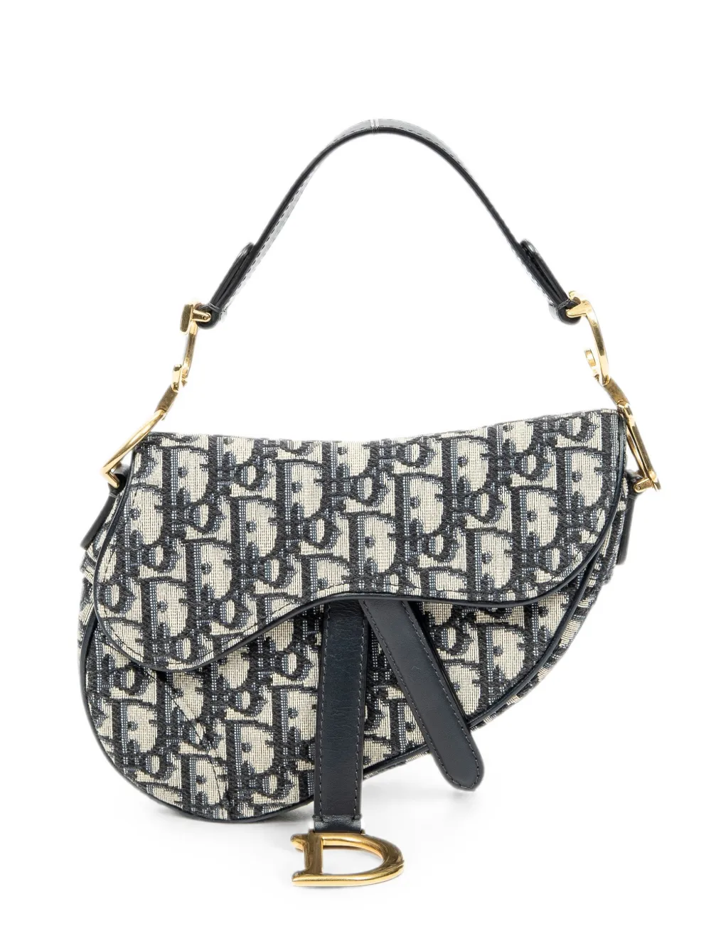 Christian Dior Pre-Owned Mini Saddle shoulder bag - Neutrals
