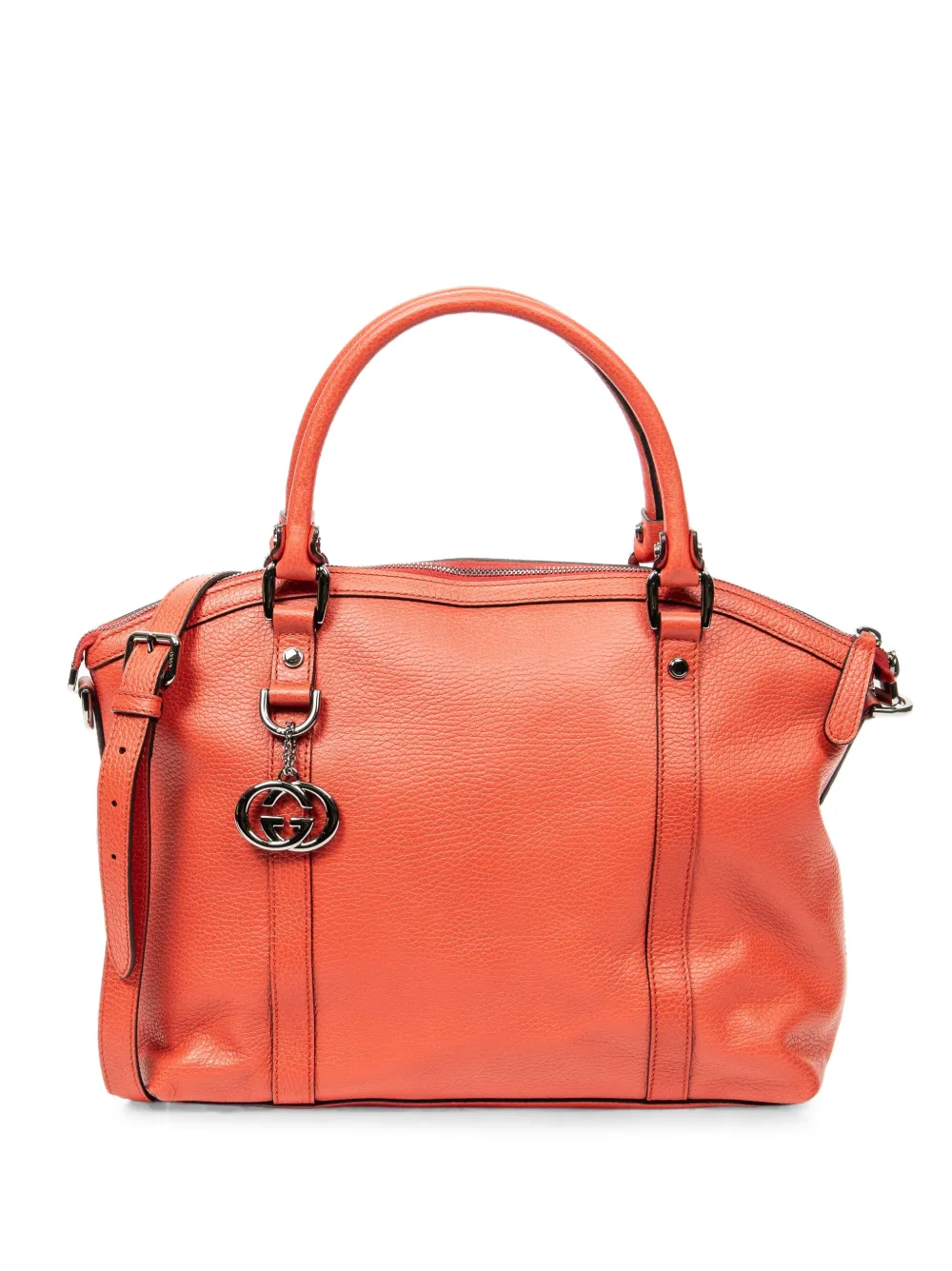 Gucci Pre-Owned medium GG-charm tote bag - Rosso