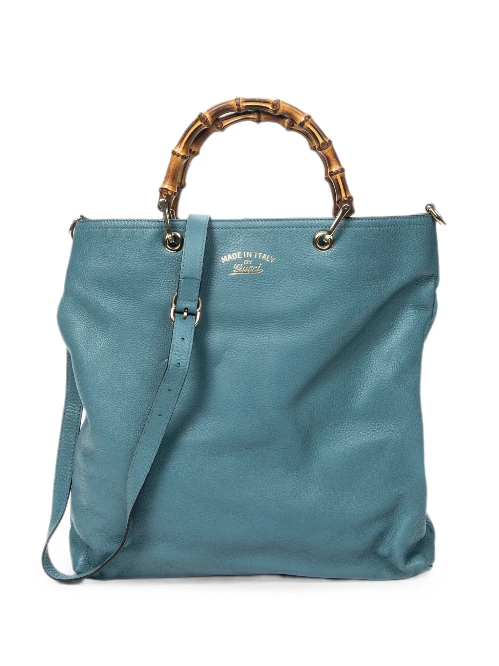 Gucci Pre-Owned Bamboo Shopper tote bag - Blu