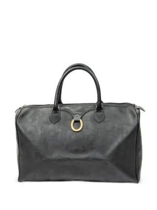 Christian Dior Pre-Owned トロッター ボストンバッグ | ブラック Christian Dior Pre-Owned トロッター ボストンバッグ | ブラック