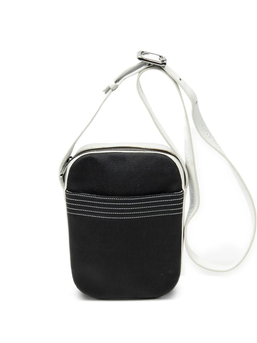 Loewe Pre-Owned small Anagram-embossed crossbody bag - Schwarz