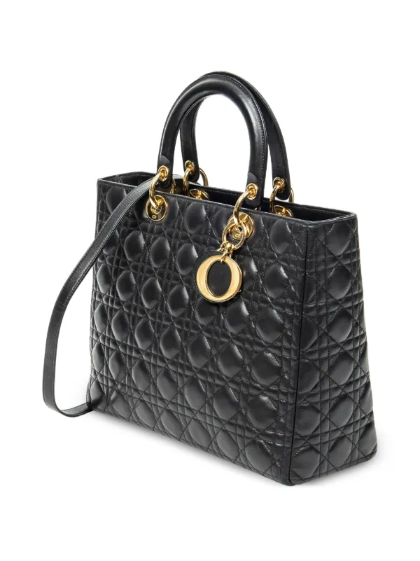 Christian Dior Pre-Owned レディ ディオール カナージュ ハンドバッグ