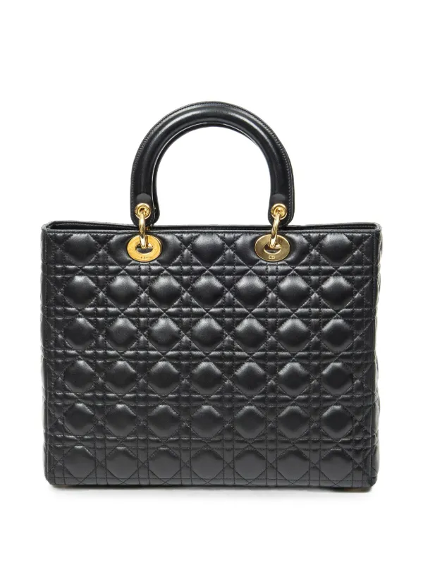 Christian Dior Pre-Owned レディ ディオール カナージュ ハンドバッグ