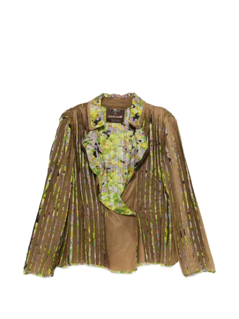 Roberto Cavalli Vintage 2000's 플로럴 프린트 재킷