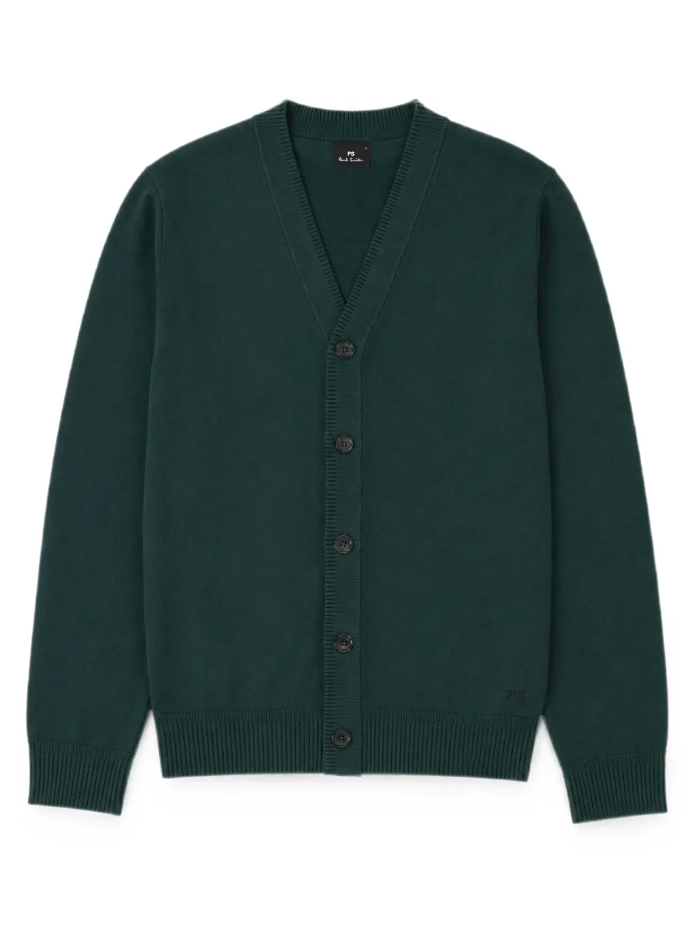 PS Paul Smith Vest met V-hals van merinowol Groen