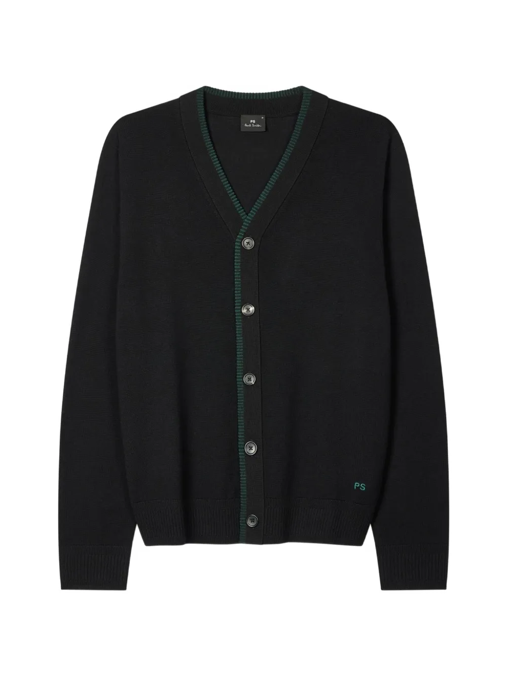 PS Paul Smith Vest van merino wol Zwart