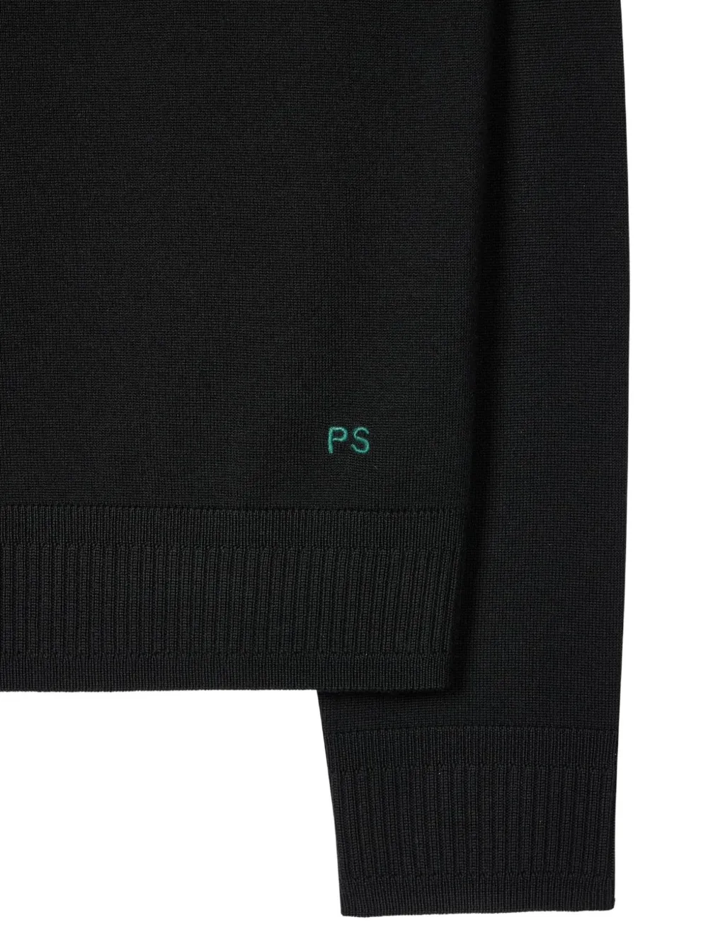 PS Paul Smith Vest van merino wol Zwart