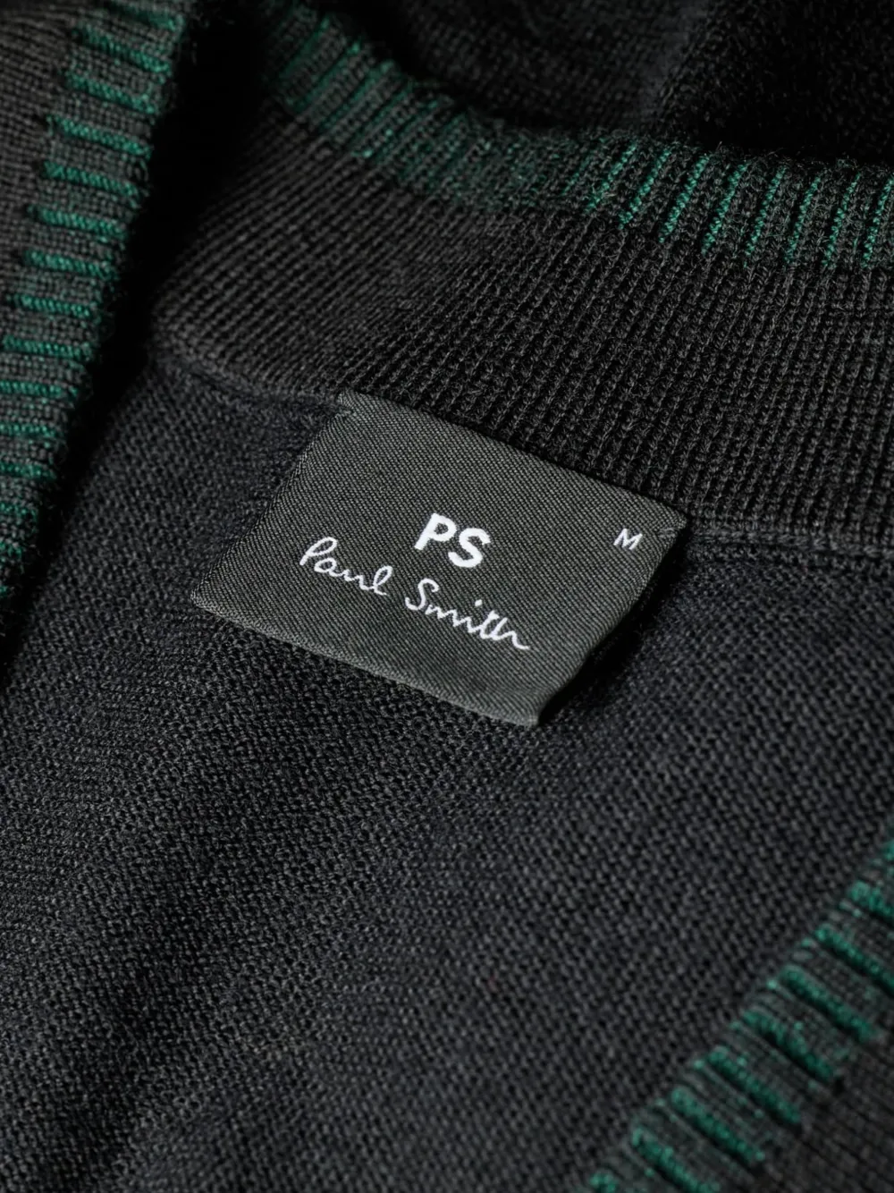 PS Paul Smith Vest van merino wol Zwart