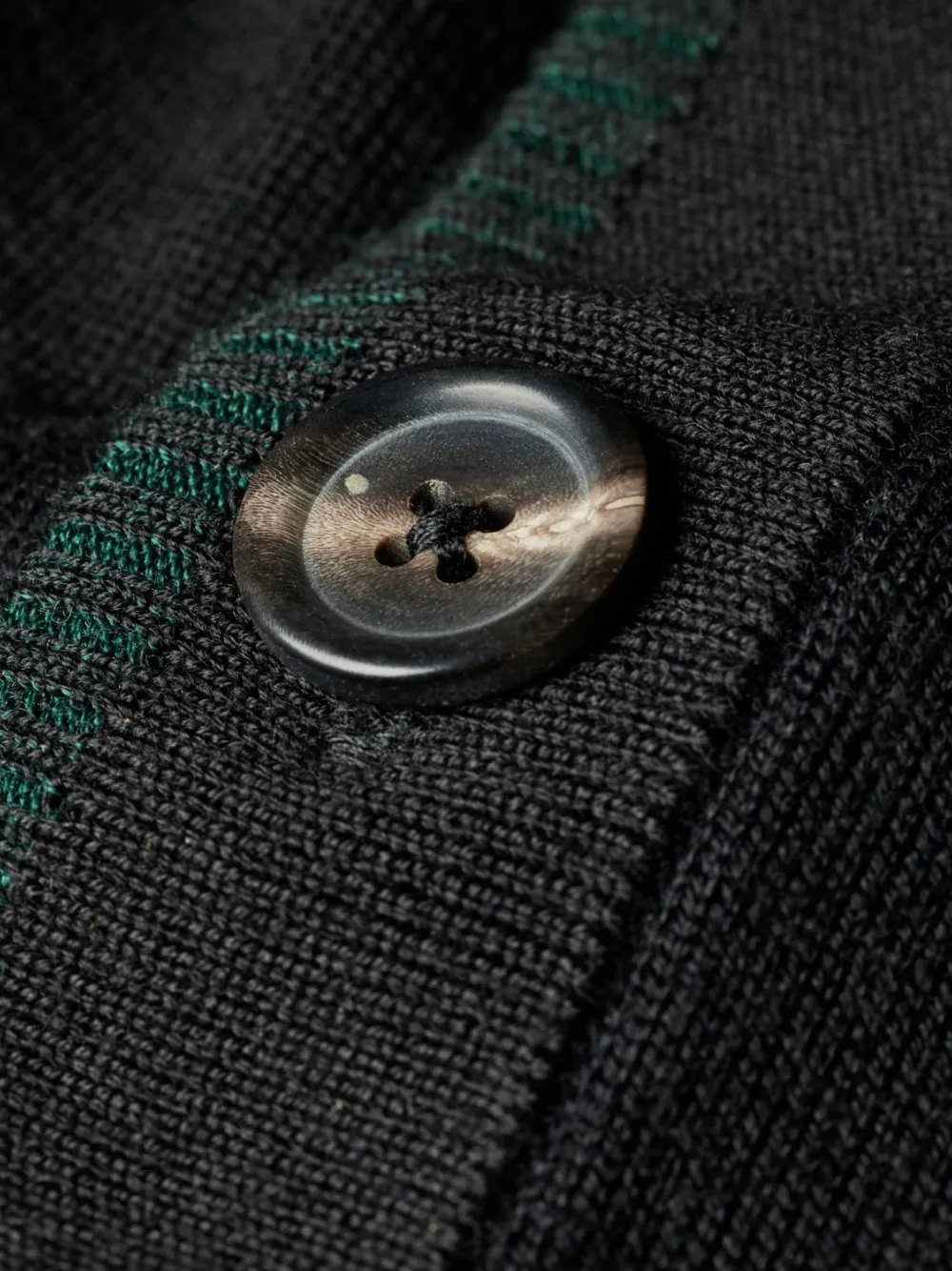 PS Paul Smith Vest van merino wol Zwart