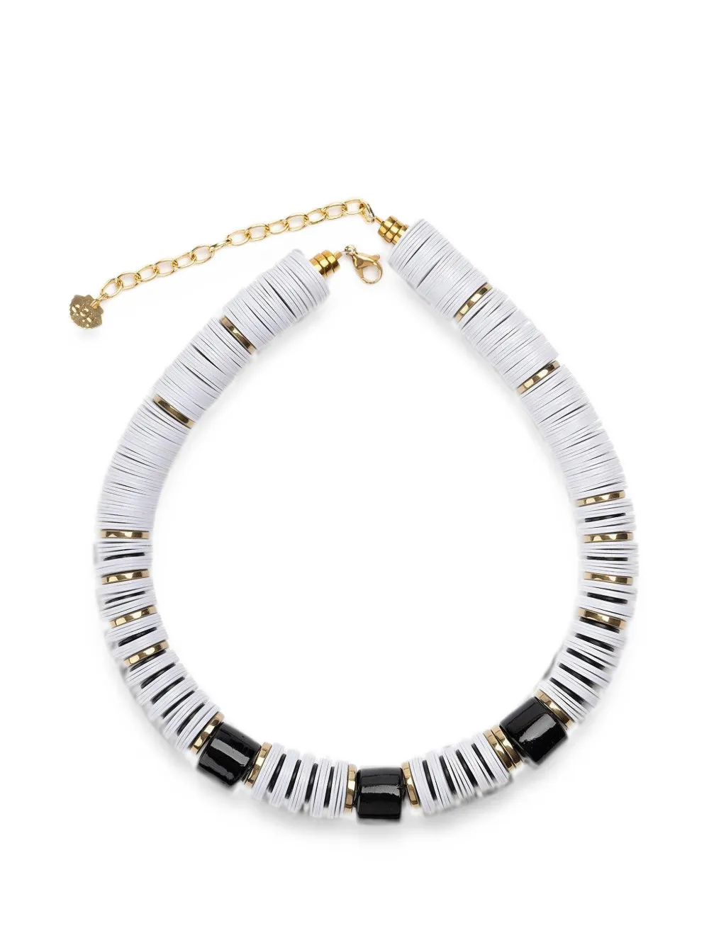 Hijas de Puka Jaipur glass beaded necklace - Gold
