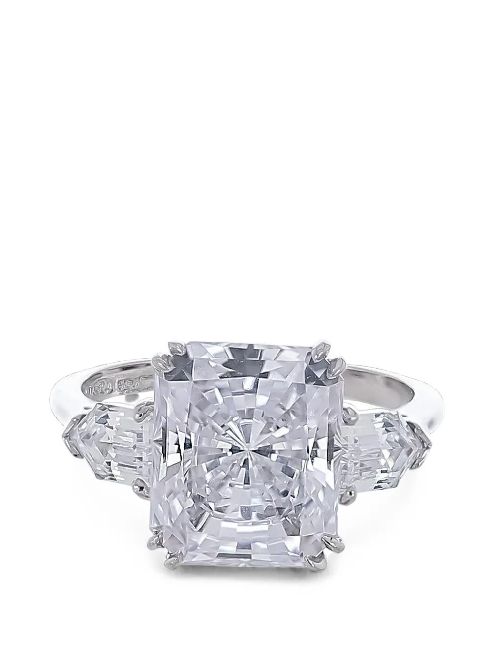 Fantasia by Deserio radiant-cut ring - Argento