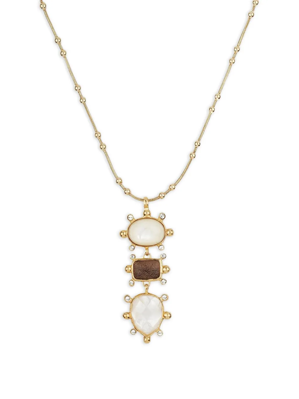 Gas Bijoux Tiki mother-of-pearl necklace - Weiß