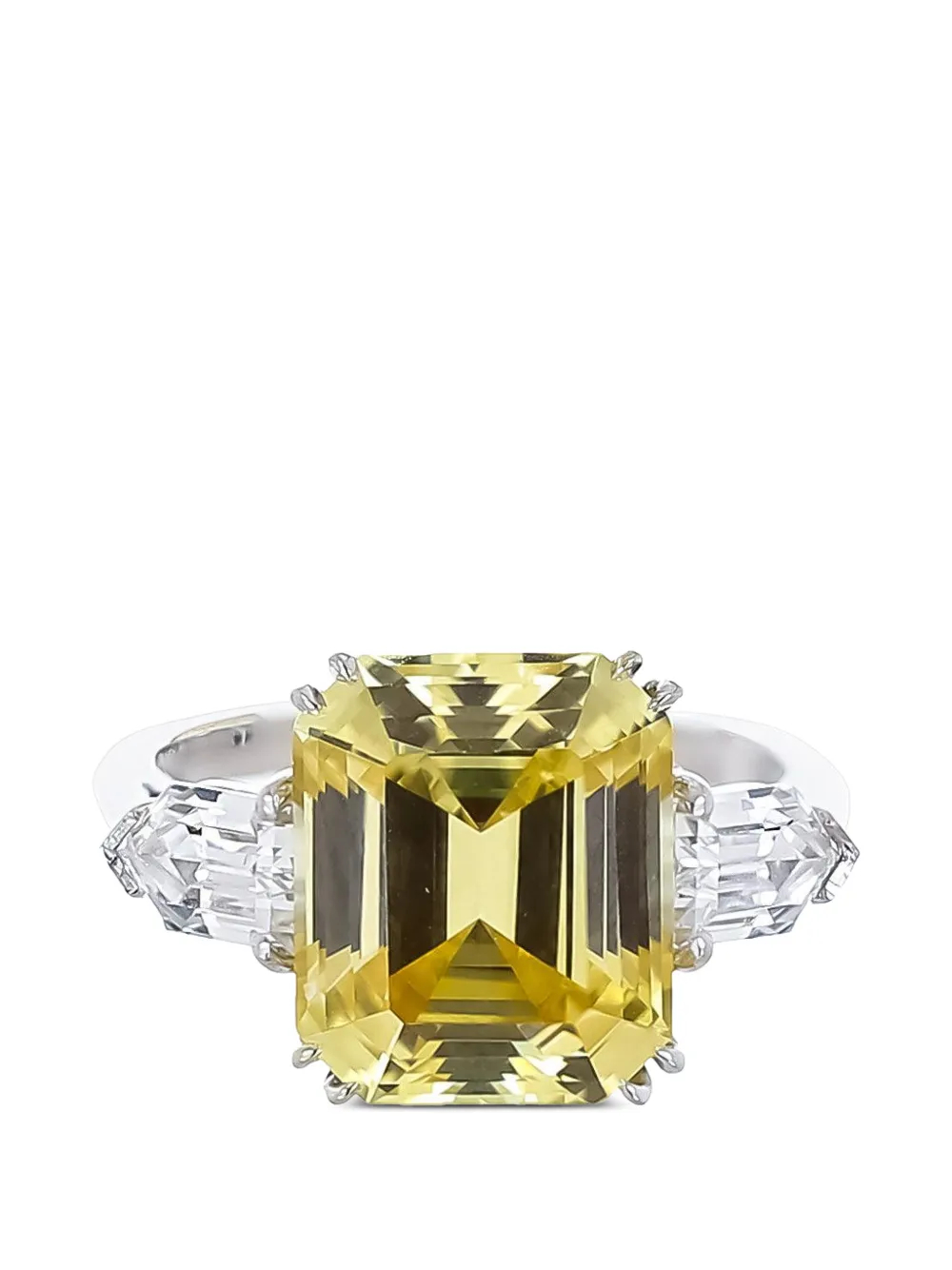 Fantasia by Deserio emerald-cut ring - Argento
