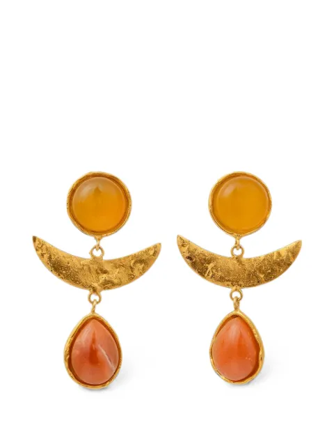 Sylvia Toledano Sunset onyx jasper drop earrings