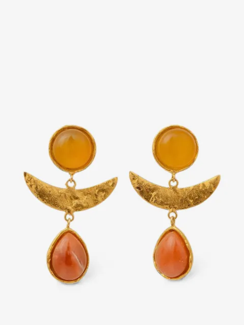 Sylvia Toledano Sunset onyx jasper drop earrings