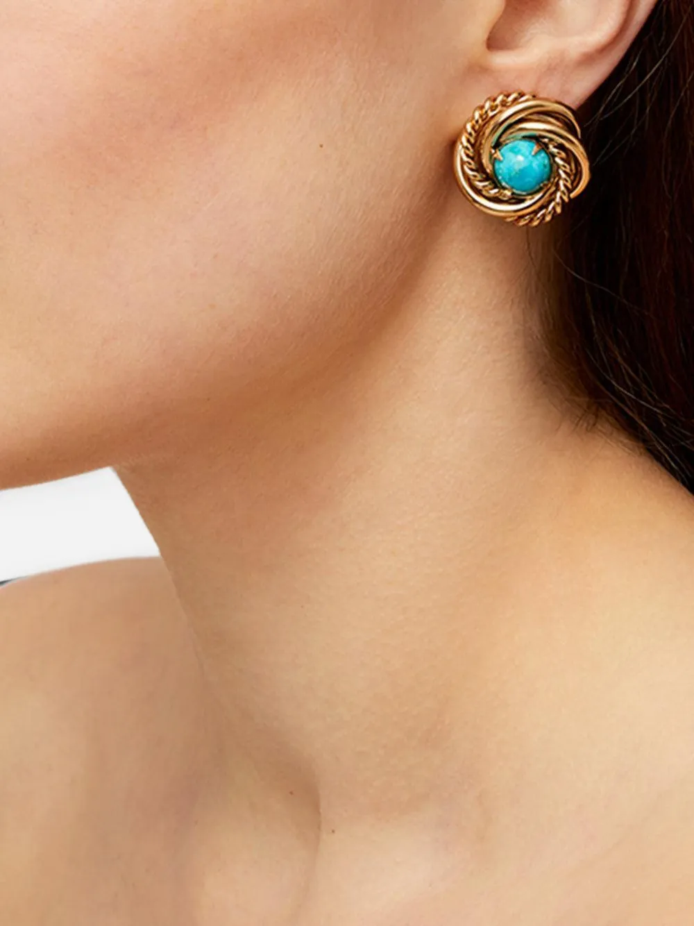Gas Bijoux Atika twisted-rope earrings - Oro