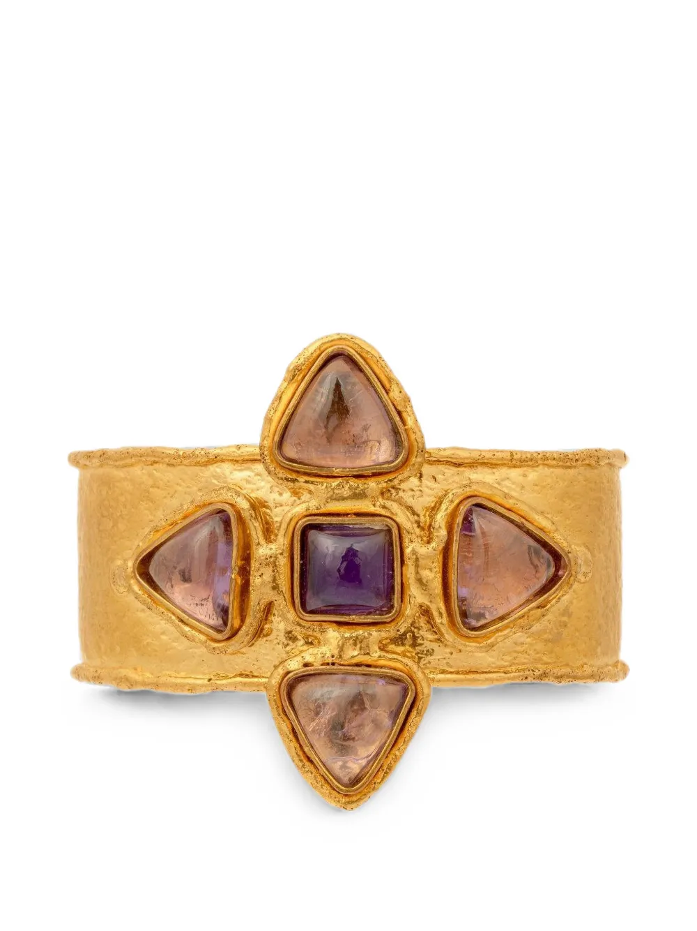 Sylvia Toledano Sultan amethyst cuff bracelet - Oro