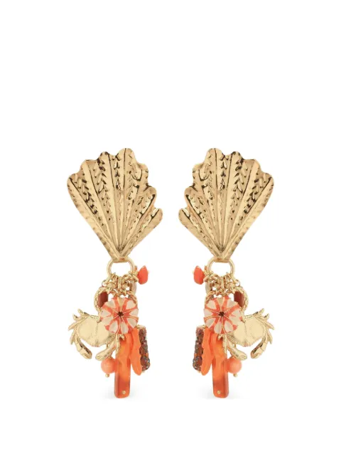 Gas Bijoux Shellita beach charm earrings