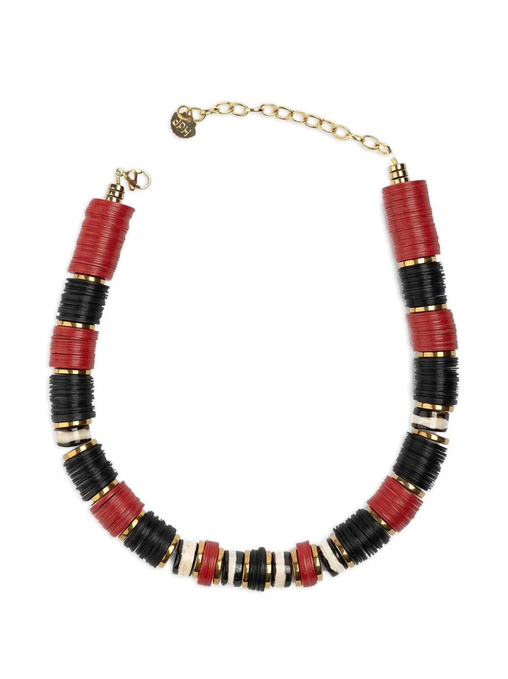 Hijas de Puka Jaipur beaded necklace - Rot