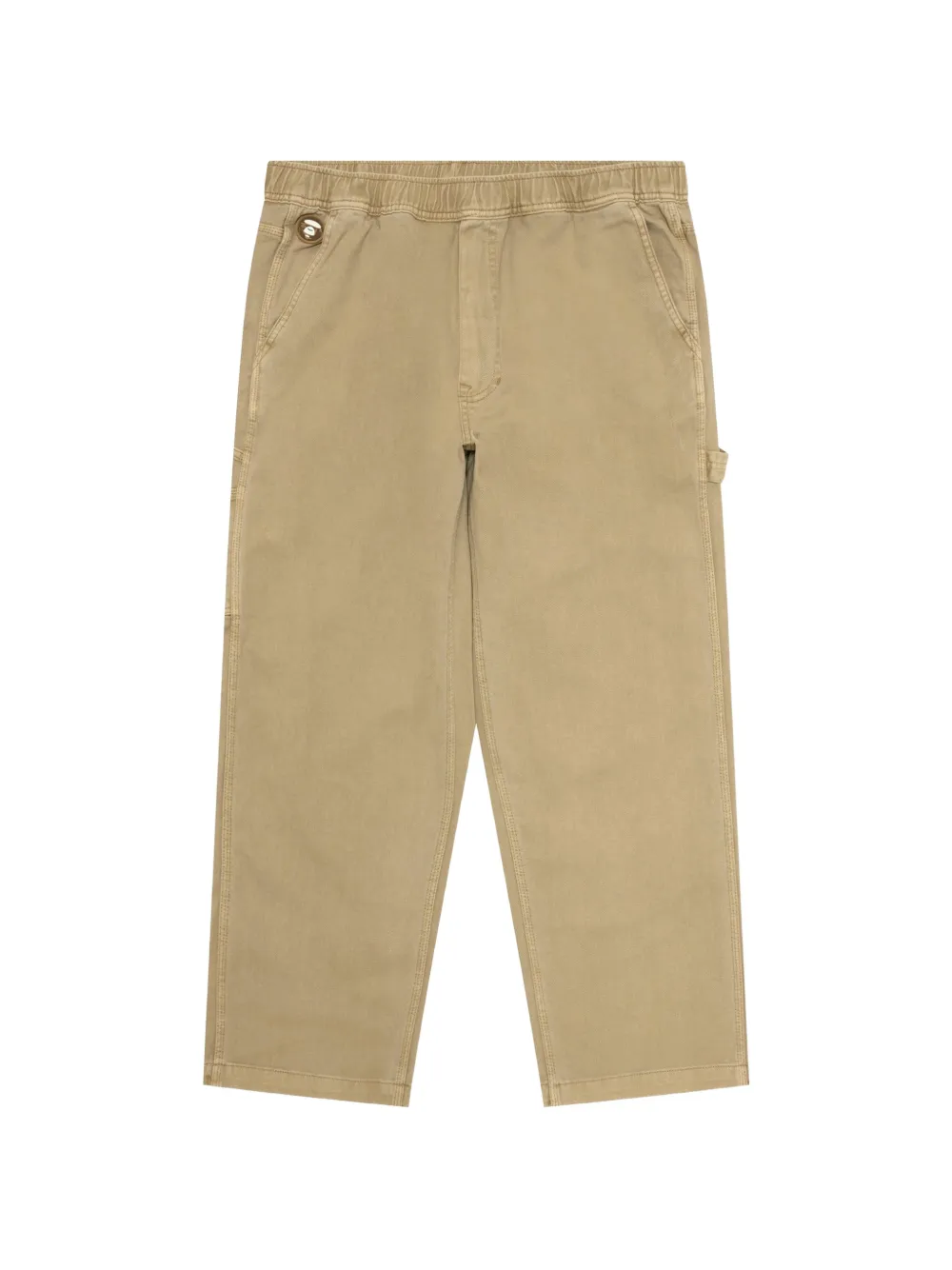 AAPE BY *A BATHING APE® Moonface logo-patch trousers