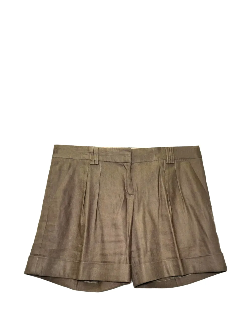 JOSEPH 2010-2020s pleated shorts - Marrone