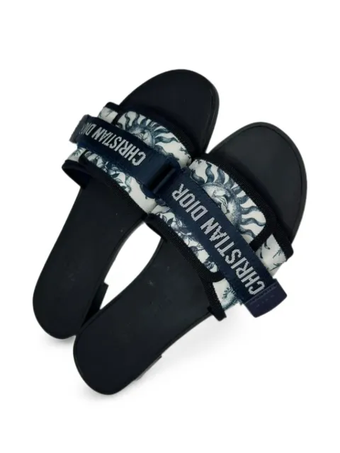 Christian Dior Pre-Owned Revolution Toile de Jouy slide sandals