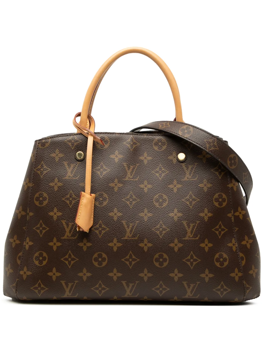 Louis Vuitton Pre-Owned 2016 Monogram Montaigne MM satchel - Braun