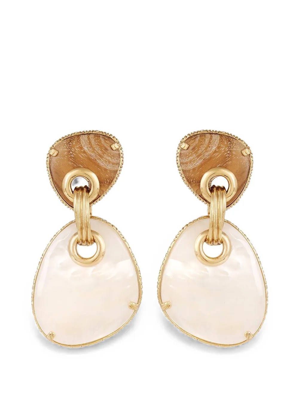 Gas Bijoux Silia drop earrings - Gold