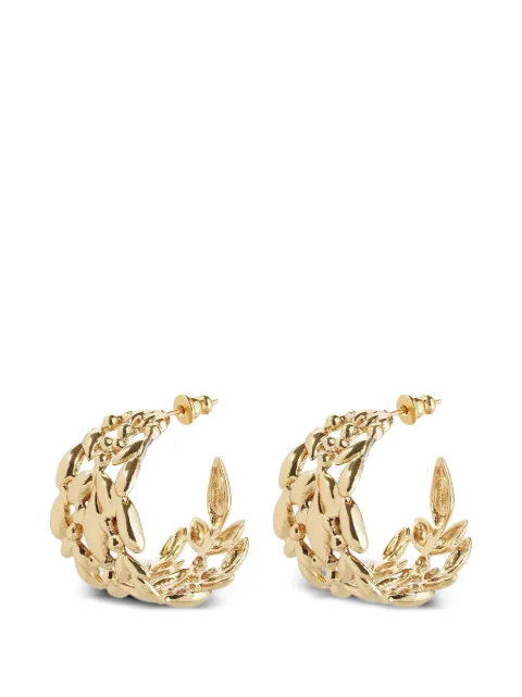 Gas Bijoux Olea openwork hoop earrings