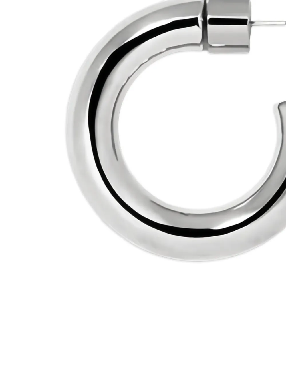 Jennifer Fisher Mini Natasha Hoop Earrings in Silver, view 2