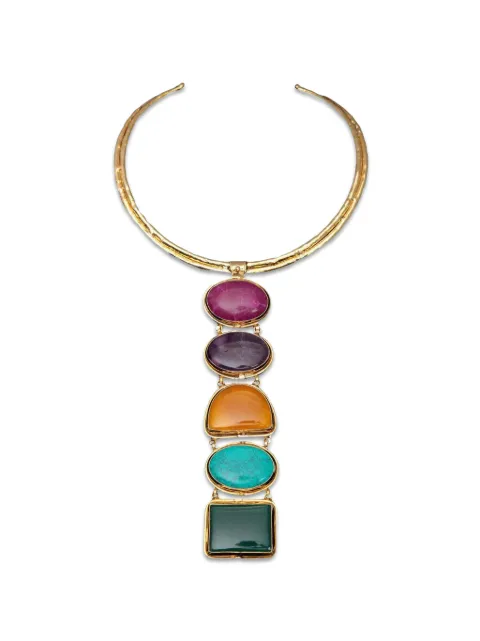 Sylvia Toledano gemstone-embellished necklace